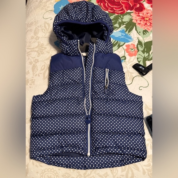 H&M Kids Navy Polka Dot Vest - Picture 11 of 11